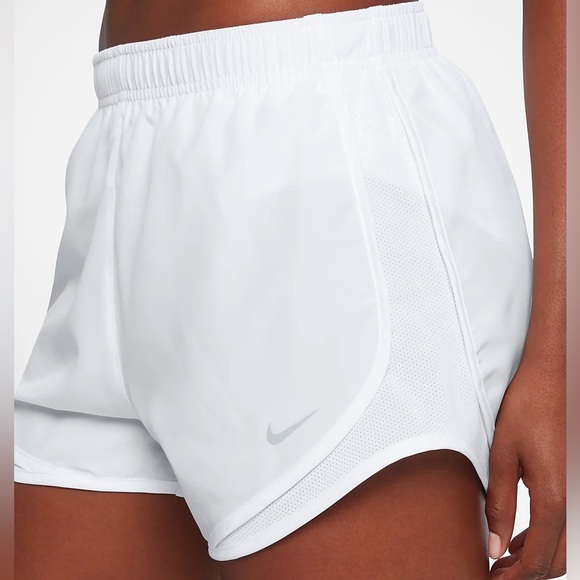 nike tempo running shorts, size small, white color - Picture 3 of 4